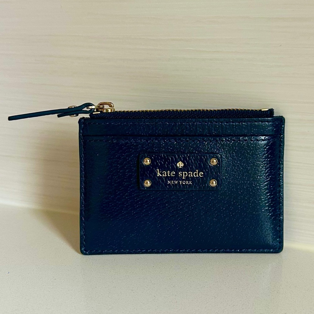Kate Spade Dark Blue Card Holder